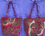 batik bags, batik bag, handbag, handbags, beaded batik handbags, art export, Bali, Indonesia, Bali Indonesia 