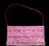 woman beaded handbag