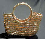 woman woven handbag by art export bali indonesia