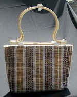 woman woven handbag by art export bali indonesia