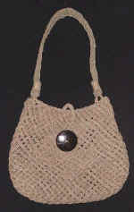 woman woven handbag by art export bali indonesia