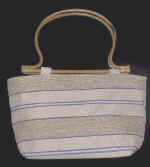 woman woven handbag by art export bali indonesia