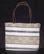 woman woven handbag by art export bali indonesia