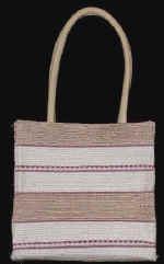 woman woven handbag by art export bali indonesia