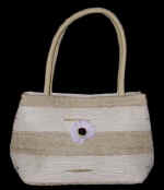 woman woven handbag by art export bali indonesia