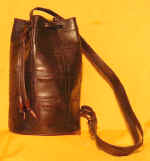 woman leather bag by art export bali indonesia