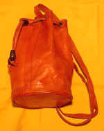 woman leather bag by art export bali indonesia