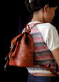 woman leather bag by art export bali indonesia