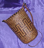 woman woven handbag by art export bali indonesia