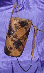 woman woven handbag by art export bali indonesia