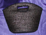 woman woven handbag by art export bali indonesia