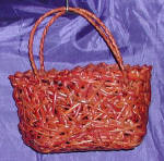 woman woven handbag by art export bali indonesia