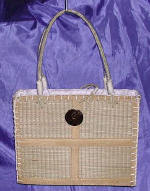 woman woven handbag by art export bali indonesia