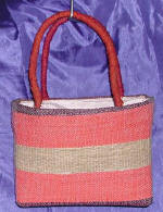 woman woven handbag by art export bali indonesia