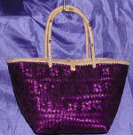 woman woven handbag by art export bali indonesia