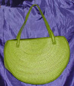 woman woven handbag by art export bali indonesia