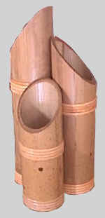 bamboo vases