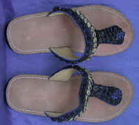 footwear beaded slipper sandals sandal snakeskin shoe shoes by art export bali indonesia