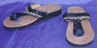 footwear beaded slipper sandals sandal snakeskin shoe shoes by art export bali indonesia