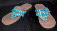 footwear beaded slipper sandals sandal snakeskin shoe shoes by art export bali indonesia