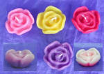 wax candle candles in many wax colors flower candle handicraft by Art Export Bali Indonesia