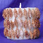 wax candle candles in many wax colors flower candle handicraft by Art Export Bali Indonesia