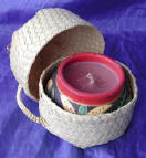 wax candle candles in many wax colors flower candle handicraft by Art Export Bali Indonesia