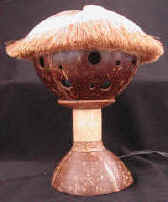 coconut shell lamp