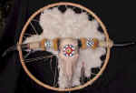 Wolf, dream catcher, indian statue, indian jewelery, bow and arrow