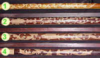 Carved Drape Hangers