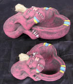 clay ashtray painted ashtray by art export bali indonesia