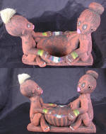 clay ashtray painted ashtray by art export bali indonesia