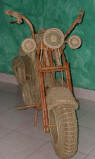 rattan motorcycle by art export bali indonesia