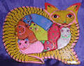 accent room decoration painted wood carvings by art export bali indonesia