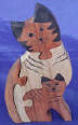 accent room decoration painted wood carvings by art export bali indonesia