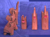 accent room decoration painted wood carvings by art export bali indonesia