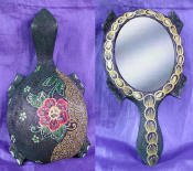 batik mirror hand mirror hand mirrors by art export bali indonesia