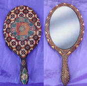 batik mirror hand mirror hand mirrors by art export bali indonesia