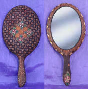 batik mirror hand mirror hand mirrors by art export bali indonesia