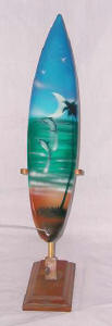surfboard surfboards surf board surfing board  wooden surf board handicraft wood carving air brush painted surf board art export bali indonesia