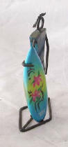 surfboard surfboards surf board surfing board  wooden surf board handicraft wood carving air brush painted surf board art export bali indonesia