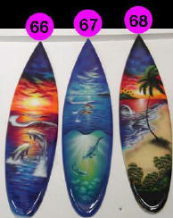 surfboard surfboards surf board surfing board  wooden surf board handicraft wood carving air brush painted surf board art export bali indonesia