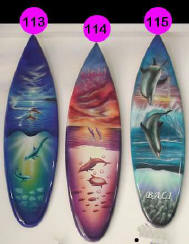 surfboard surfboards surf board surfing board  wooden surf board handicraft wood carving air brush painted surf board art export bali indonesia