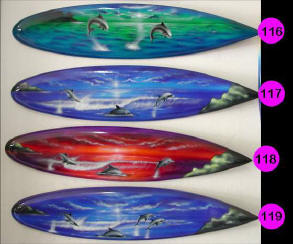 surfboard surfboards surf board surfing board  wooden surf board handicraft wood carving air brush painted surf board art export bali indonesia