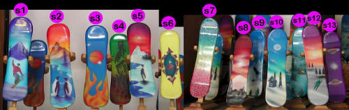 surfboard surfboards surf board surfing board  wooden surf board handicraft wood carving air brush painted surf board art export bali indonesia