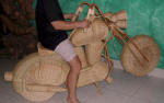 rattan motorcycle by art export bali indonesia