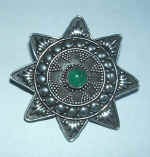 silver broach handmade jewelry by art export bali indonesia