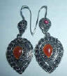 silver earring handmade jewelry by art export bali indonesia