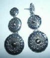 silver earring handmade jewelry by art export bali indonesia