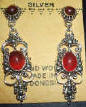 silver earring handmade jewelry by art export bali indonesia